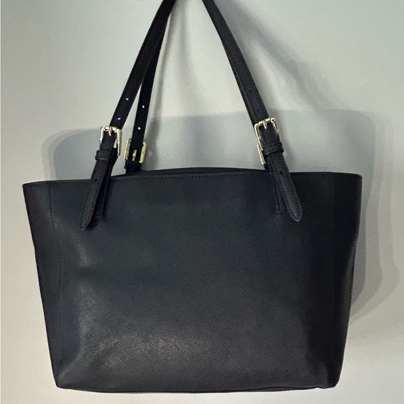 Tory Burch Robinson Leather Tote Bag in Navy Blue. Medium. Condition: very good - Picture 3 of 9